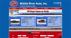 Desktop Screenshot of middleriverauto.com